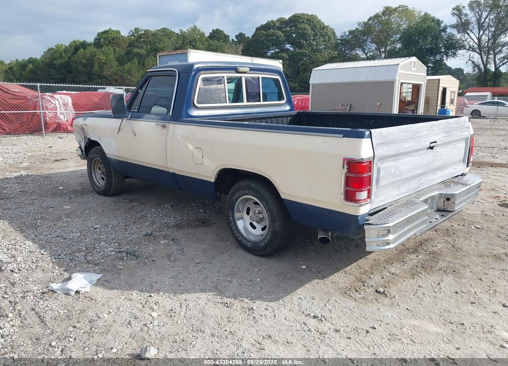 1984 DODGE D-SERIES D150 VIN: 1B7GD14W7ES256560
