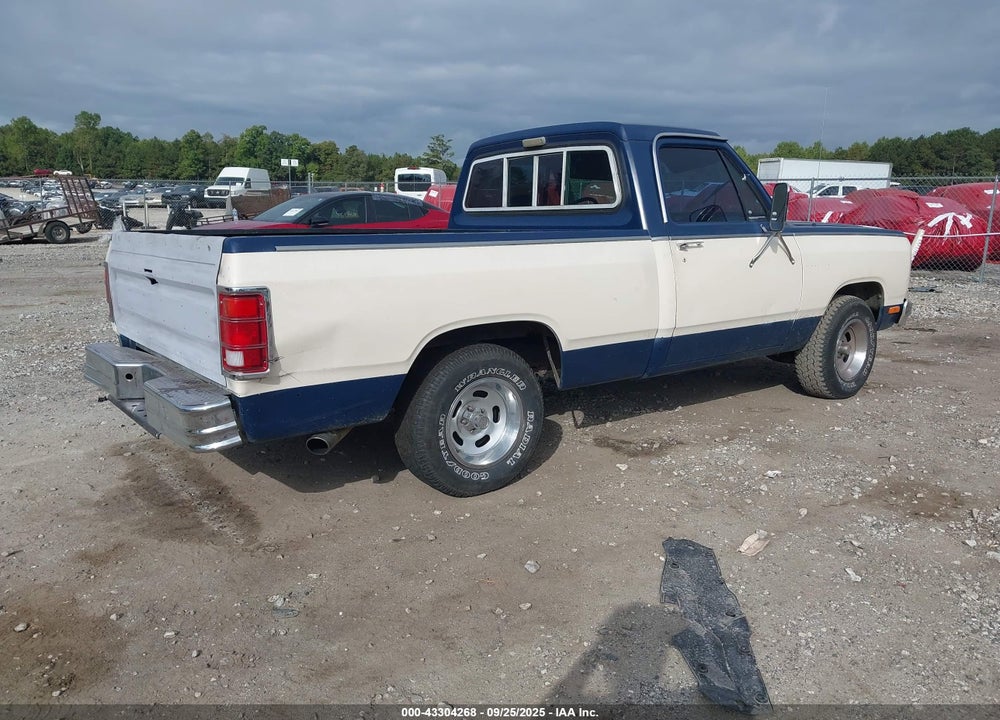 1984 DODGE D-SERIES D150 VIN: 1B7GD14W7ES256560
