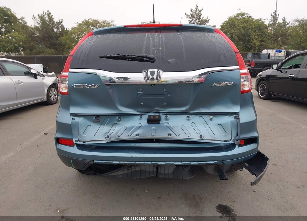 2015 HONDA CR-V EX VIN: 5J6RM4H5XFL003170