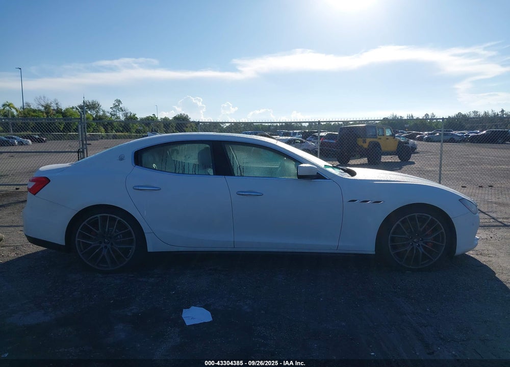 2014 MASERATI GHIBLI S Q4 VIN: ZAM57RTA8E1109832