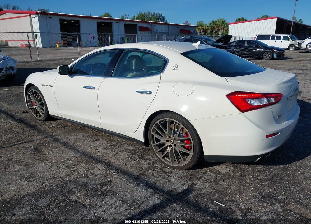 2014 MASERATI GHIBLI S Q4 VIN: ZAM57RTA8E1109832