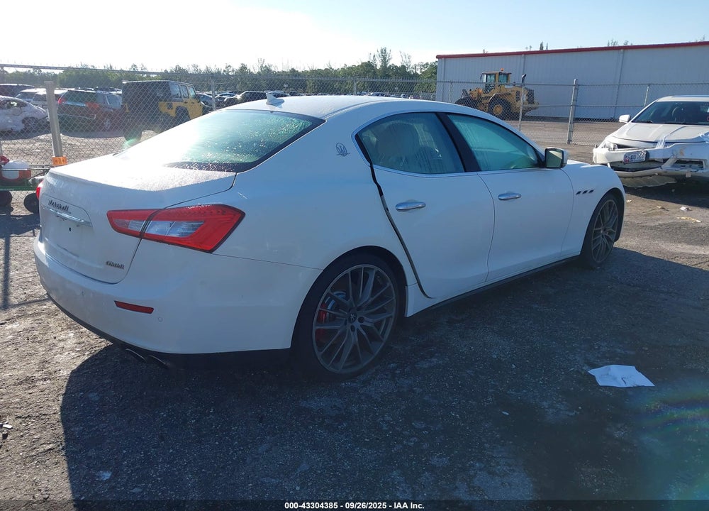 2014 MASERATI GHIBLI S Q4 VIN: ZAM57RTA8E1109832