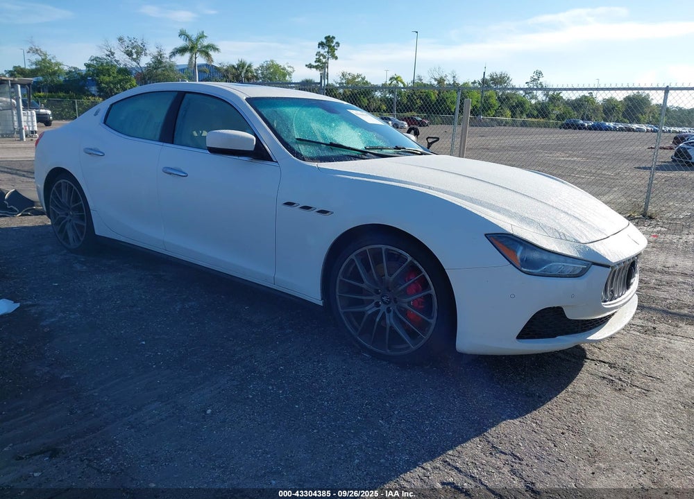 2014 MASERATI GHIBLI S Q4 VIN: ZAM57RTA8E1109832