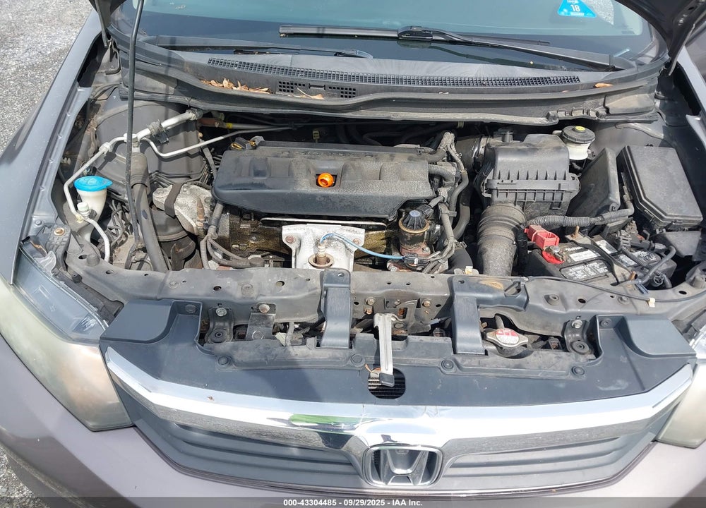 2012 HONDA CIVIC LX VIN: 2HGFB2F56CH543471