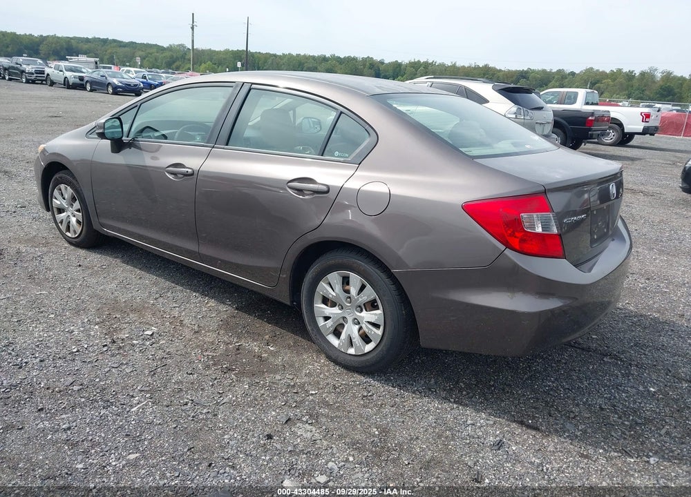 2012 HONDA CIVIC LX VIN: 2HGFB2F56CH543471