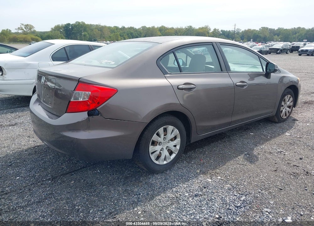 2012 HONDA CIVIC LX VIN: 2HGFB2F56CH543471