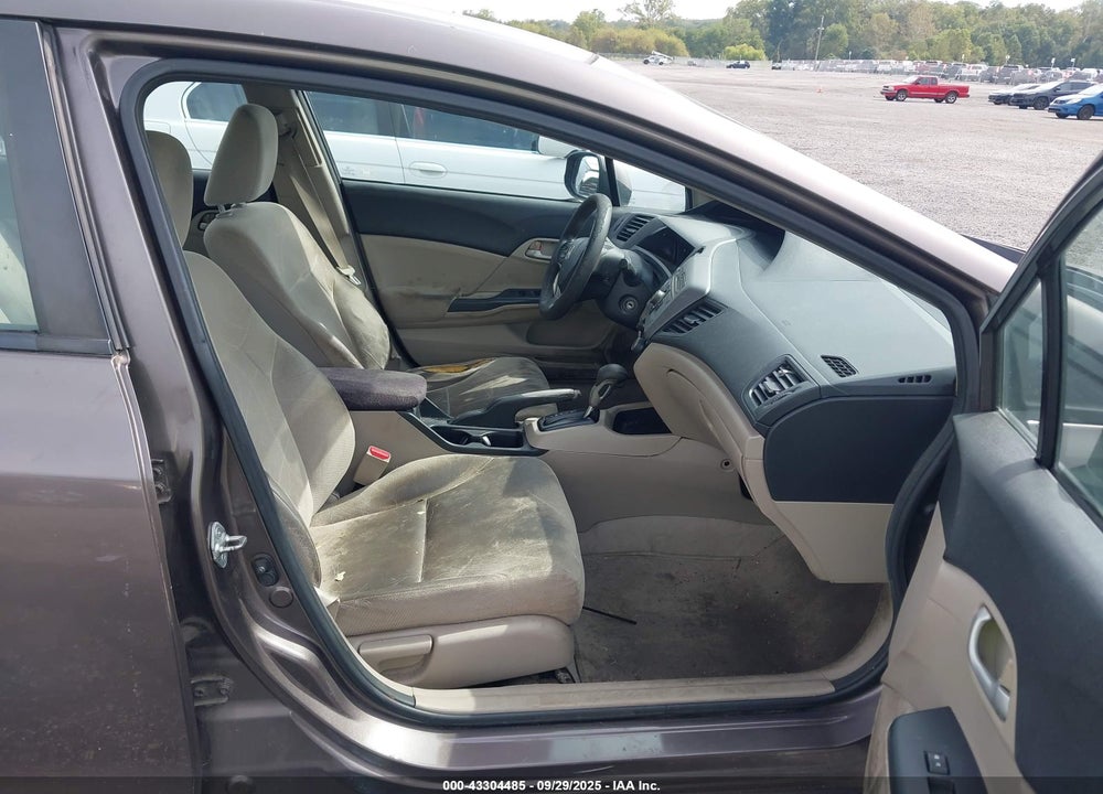 2012 HONDA CIVIC LX VIN: 2HGFB2F56CH543471