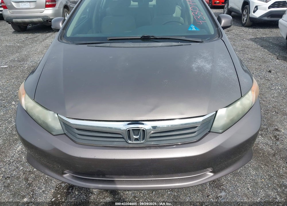2012 HONDA CIVIC LX VIN: 2HGFB2F56CH543471