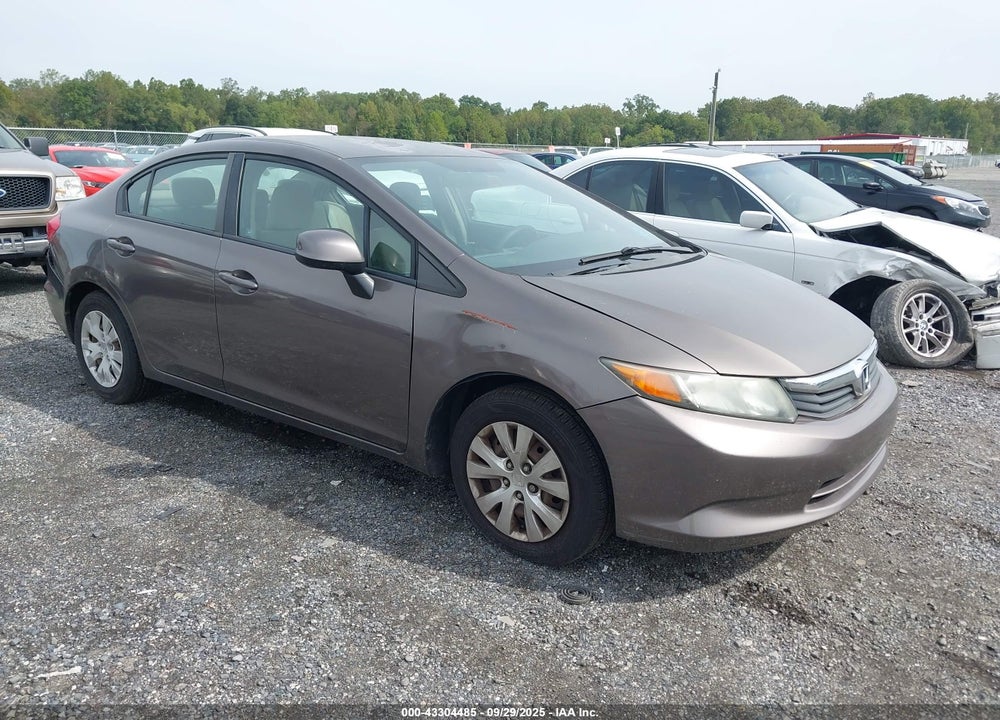 2012 HONDA CIVIC LX VIN: 2HGFB2F56CH543471