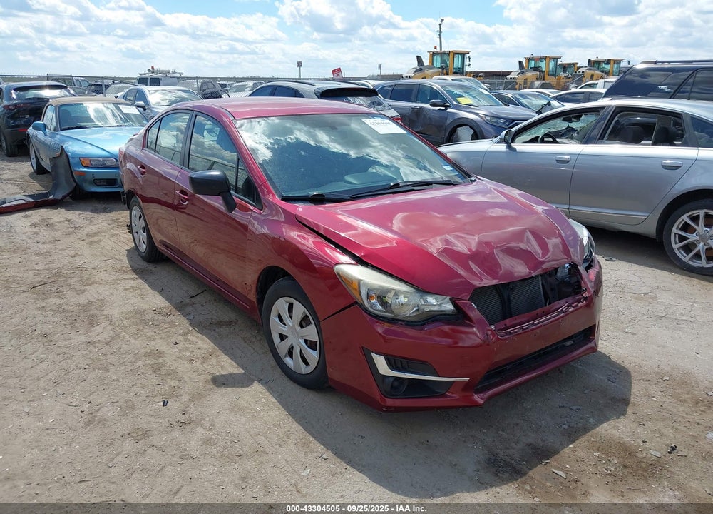2015 SUBARU IMPREZA 2.0I VIN: JF1GJAA69FH015777