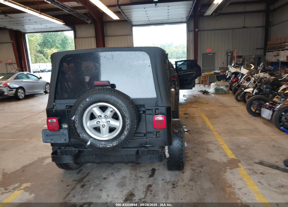 2000 JEEP WRANGLER SPORT VIN: 1J4FA49S3YP716715