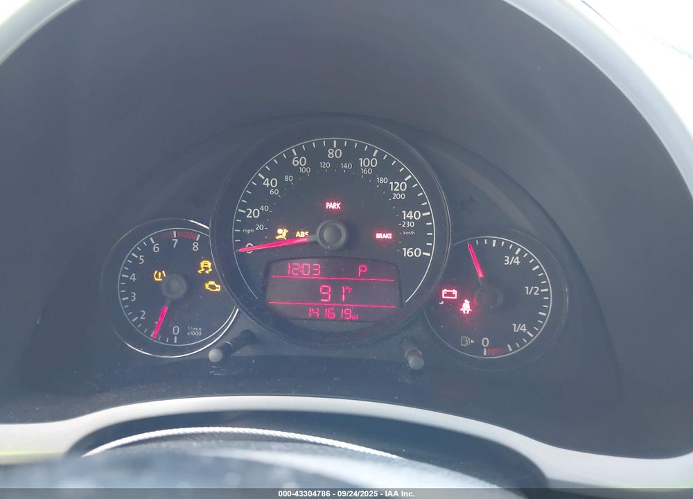 2012 VOLKSWAGEN BEETLE VIN: 3VWJP7AT8CM634141