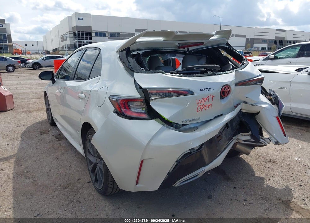 2019 TOYOTA COROLLA XSE VIN: JTNK4RBE9K3012087