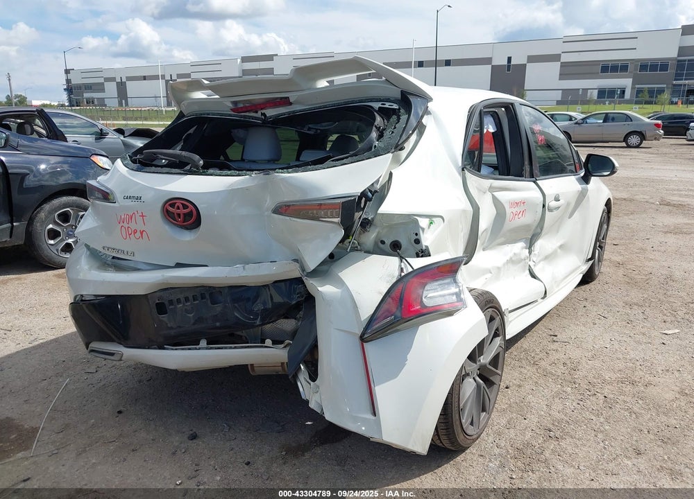 2019 TOYOTA COROLLA XSE VIN: JTNK4RBE9K3012087