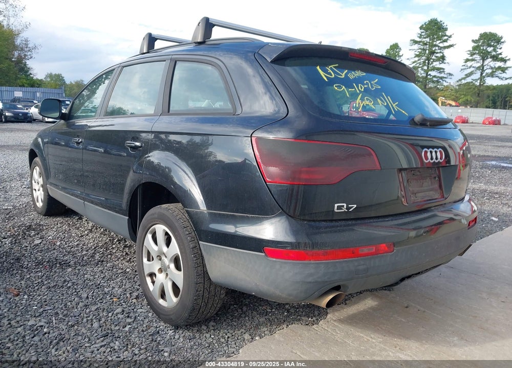 2007 AUDI Q7 VIN: WA1AY74LX7D088885