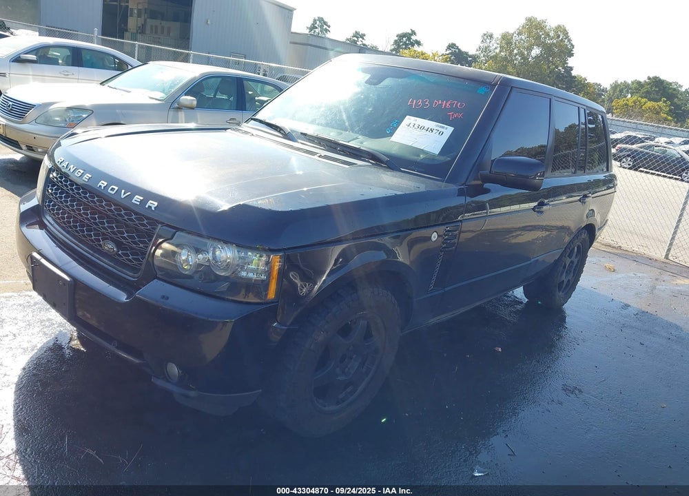 2012 LAND ROVER RANGE ROVER VIN: SALME1D42CA393349