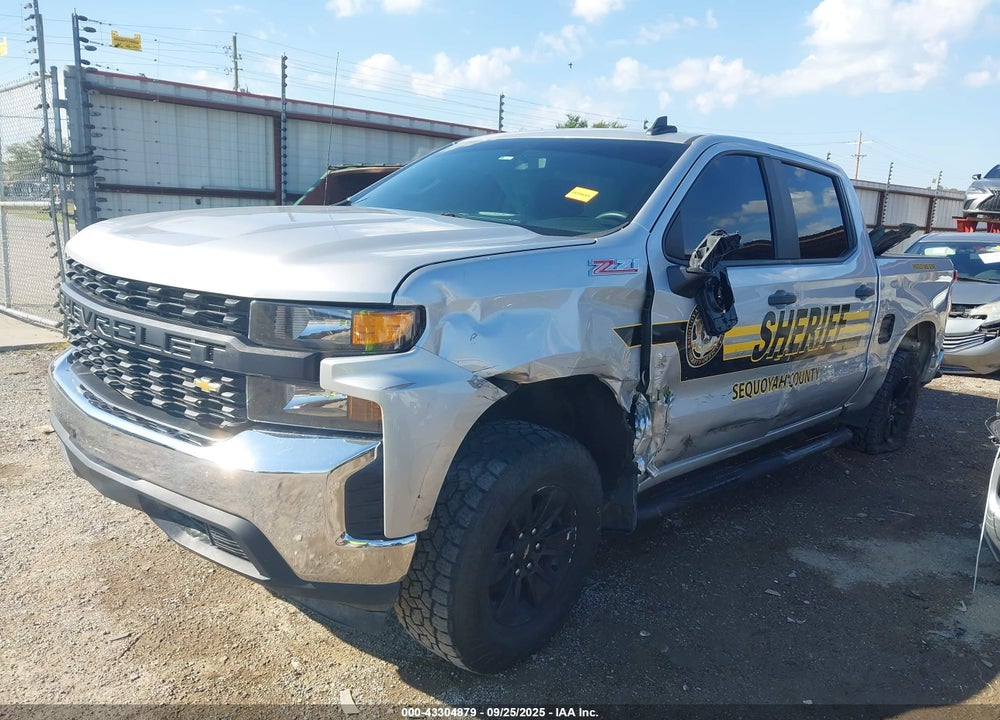 2021 CHEVROLET SILVERADO 1500 VIN: 3GCUYAEF0MG242494