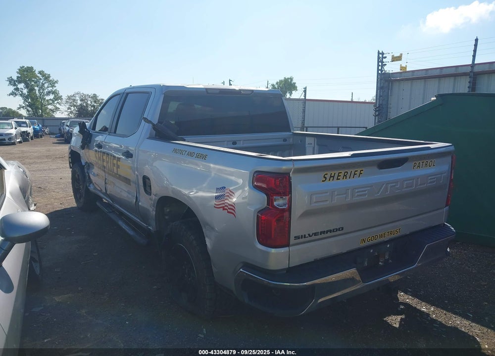 2021 CHEVROLET SILVERADO 1500 VIN: 3GCUYAEF0MG242494