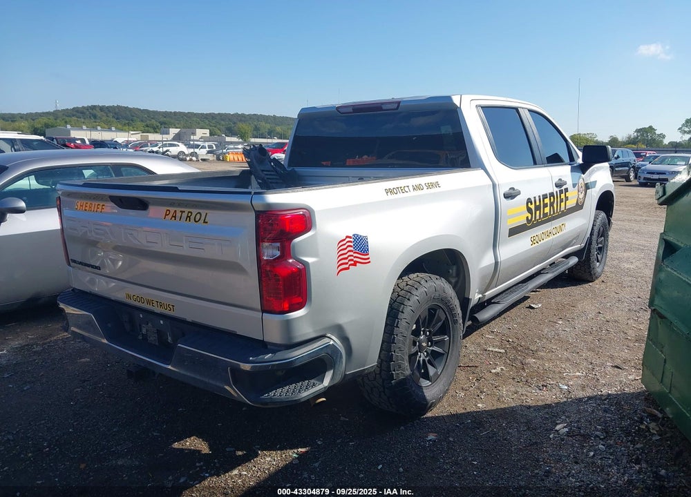 2021 CHEVROLET SILVERADO 1500 VIN: 3GCUYAEF0MG242494