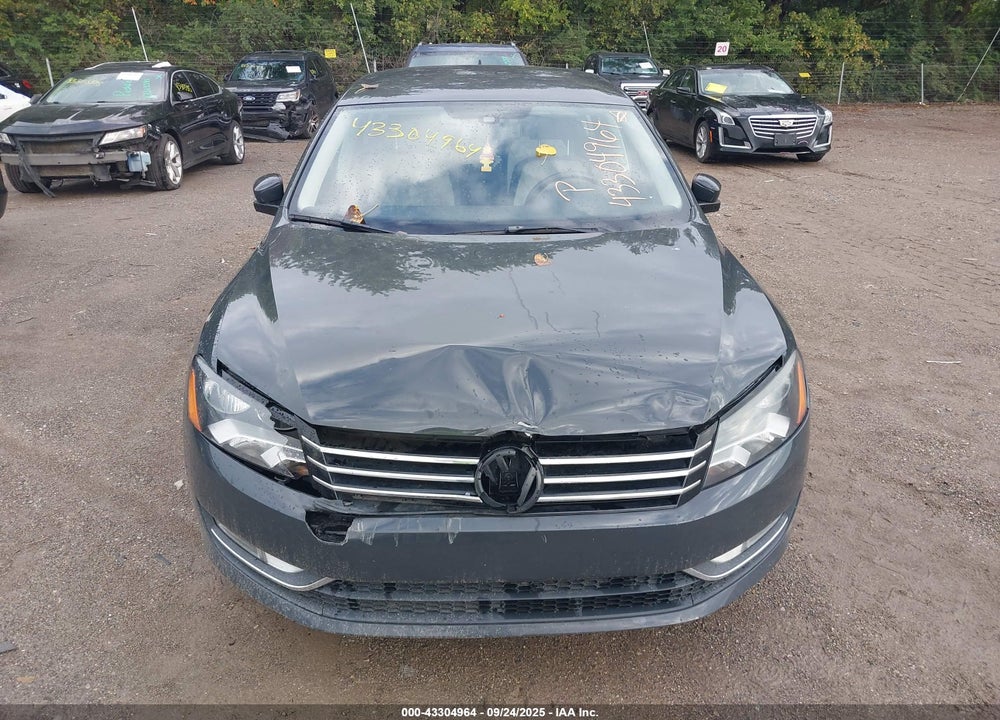 2014 VOLKSWAGEN PASSAT VIN: 1VWBT7A36EC077346