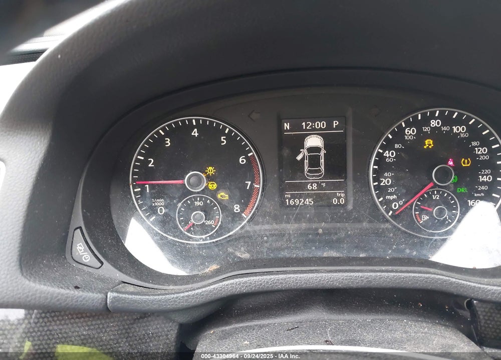 2014 VOLKSWAGEN PASSAT VIN: 1VWBT7A36EC077346