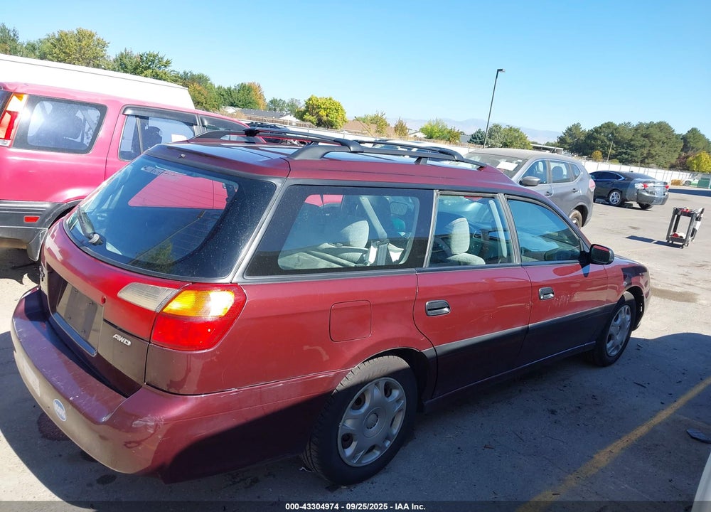2000 SUBARU LEGACY L VIN: 4S3BH6354Y7307007