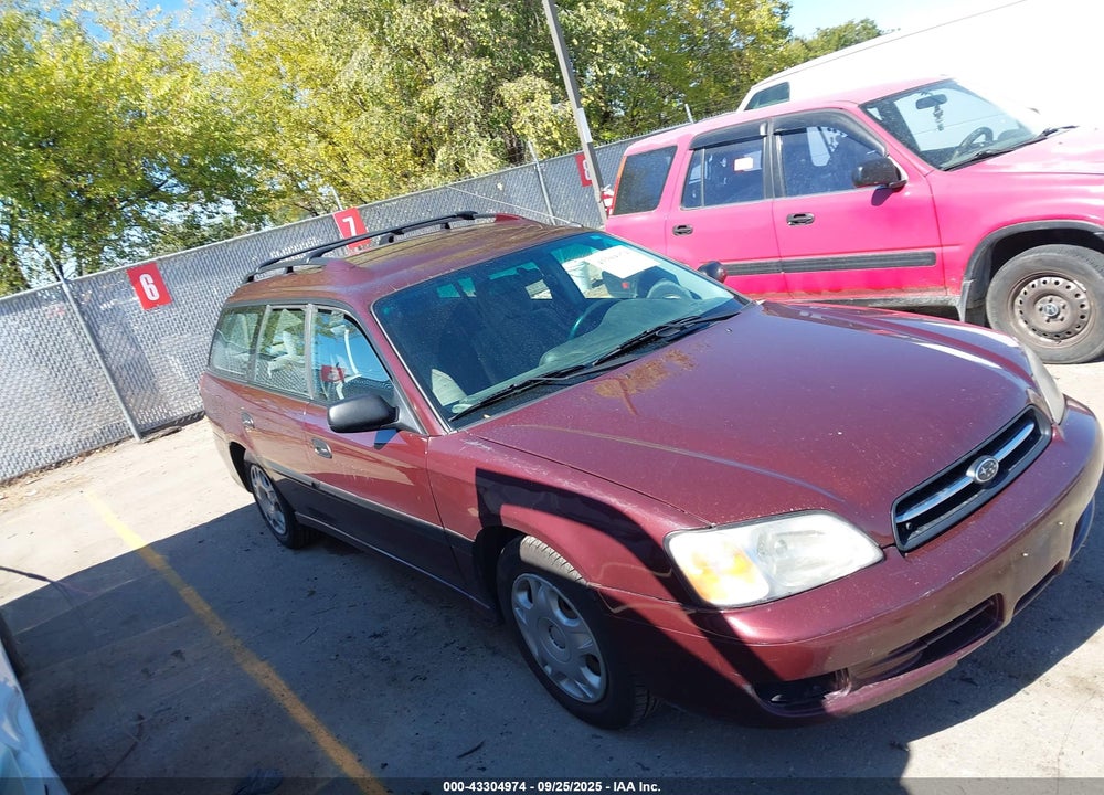 2000 SUBARU LEGACY L VIN: 4S3BH6354Y7307007