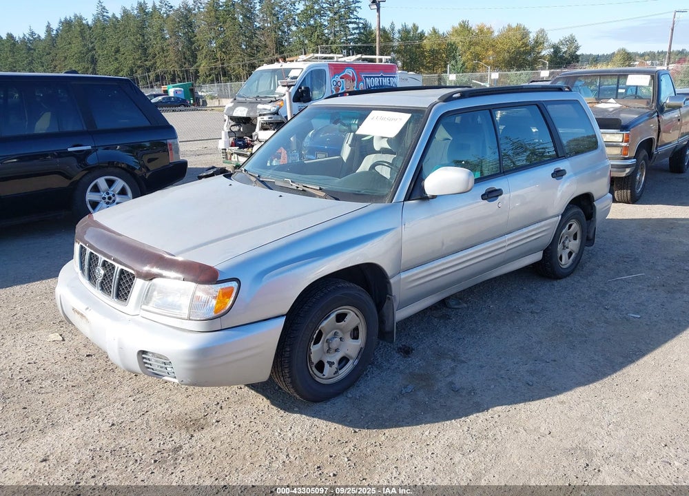 2002 SUBARU FORESTER S VIN: JF1SF65662G750588
