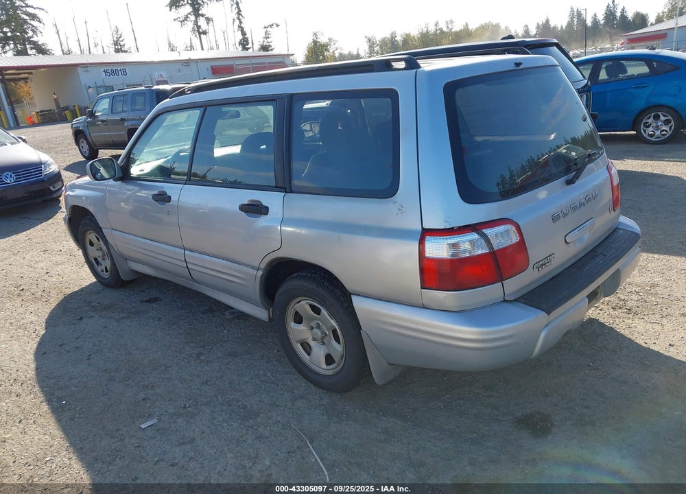 2002 SUBARU FORESTER S VIN: JF1SF65662G750588