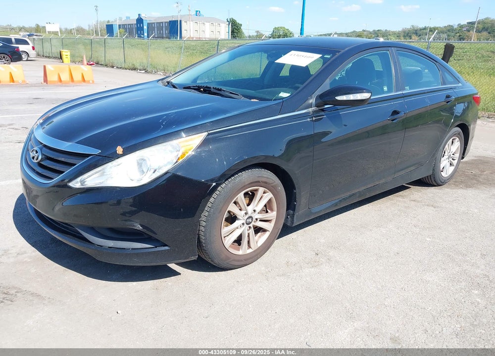 2014 HYUNDAI SONATA GLS VIN: 5NPEB4AC9EH843088