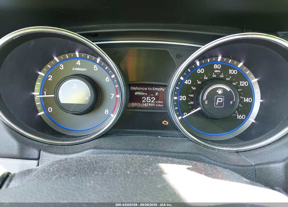 2014 HYUNDAI SONATA GLS VIN: 5NPEB4AC9EH843088
