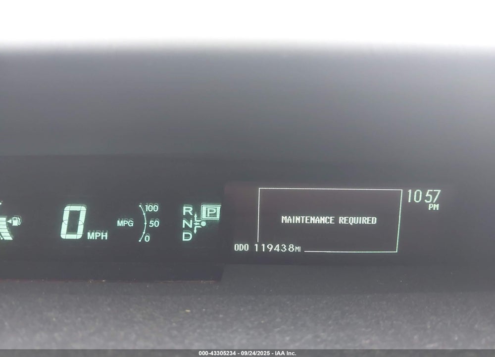 2012 TOYOTA PRIUS VIN: JTDKN3DU7C5467612