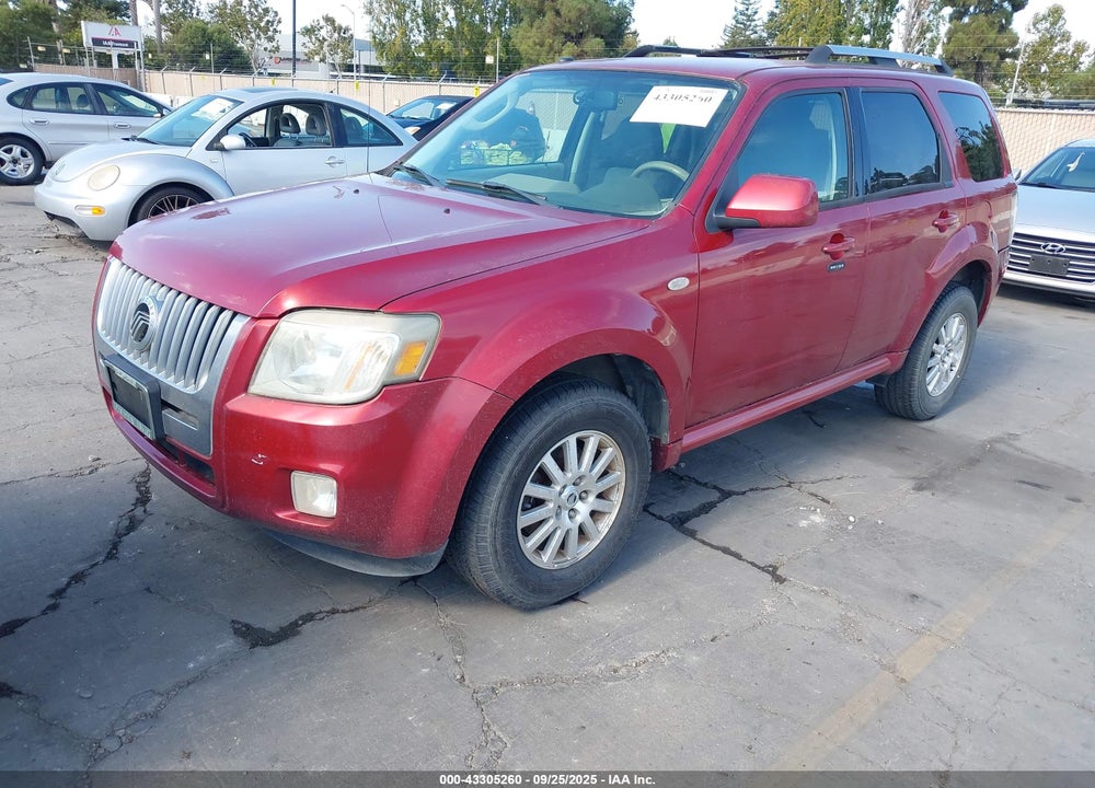 2009 MERCURY MARINER PREMIER VIN: 4M2CU87789KJ10034
