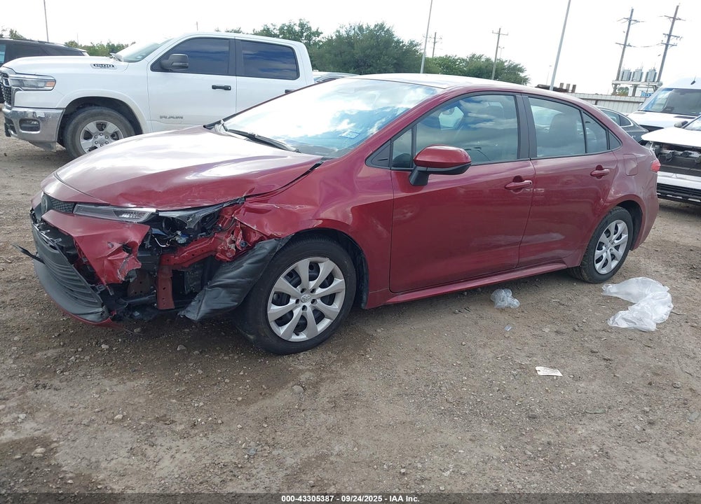 2025 TOYOTA COROLLA VIN: 5YFB4MDE7SP285055