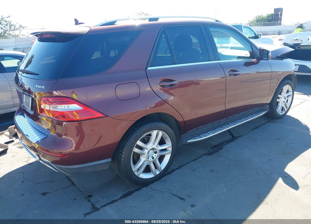 2014 MERCEDES-BENZ ML-CLASS VIN: 4JGDA5HB4EA425302