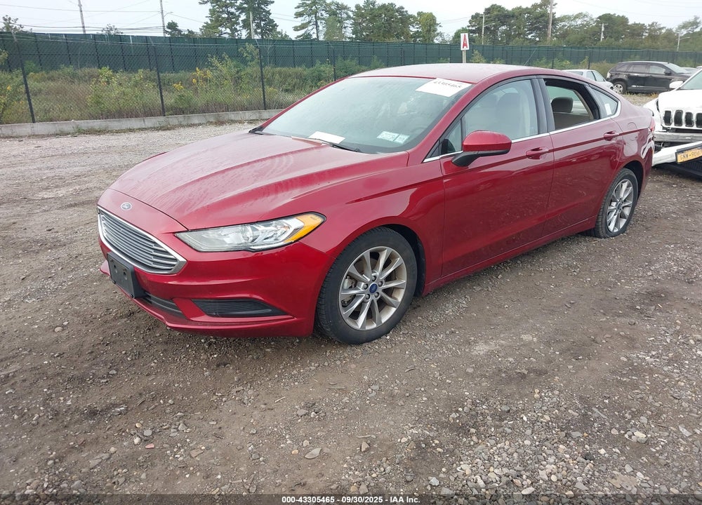 2017 FORD FUSION VIN: 3FA6P0H75HR401407