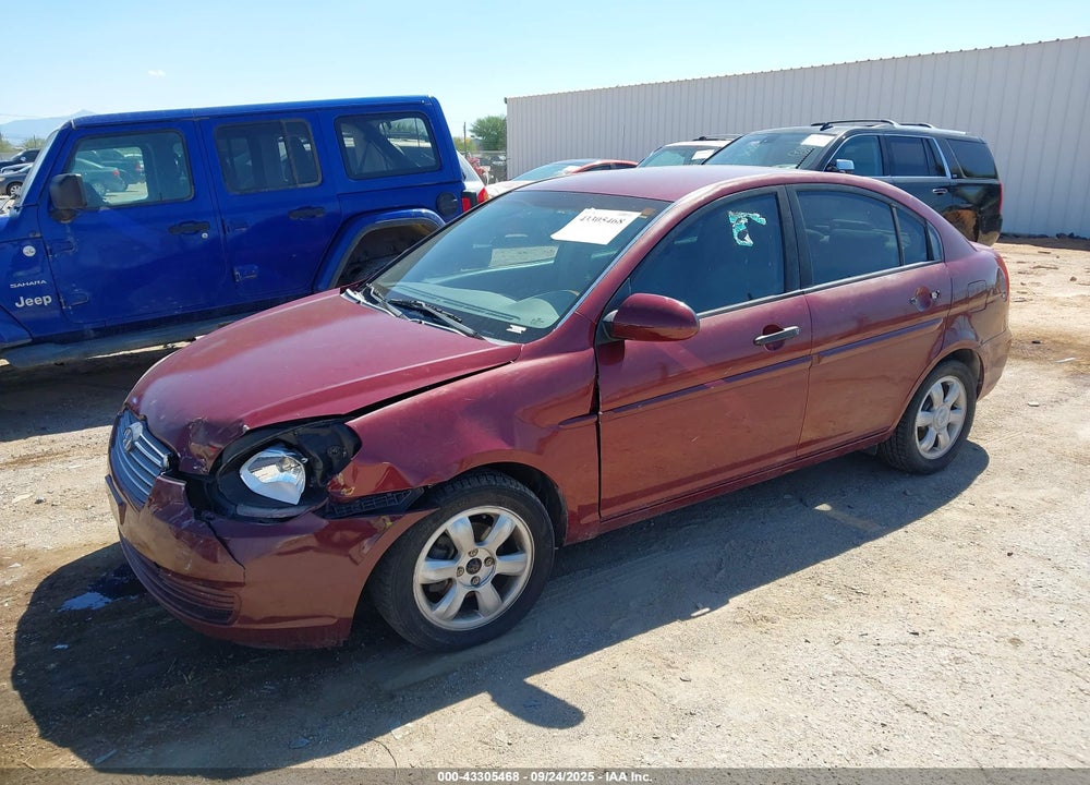 2006 HYUNDAI ACCENT GLS VIN: KMHCN46C76U030326