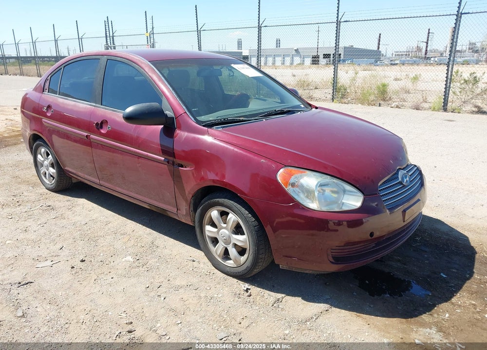 2006 HYUNDAI ACCENT GLS VIN: KMHCN46C76U030326