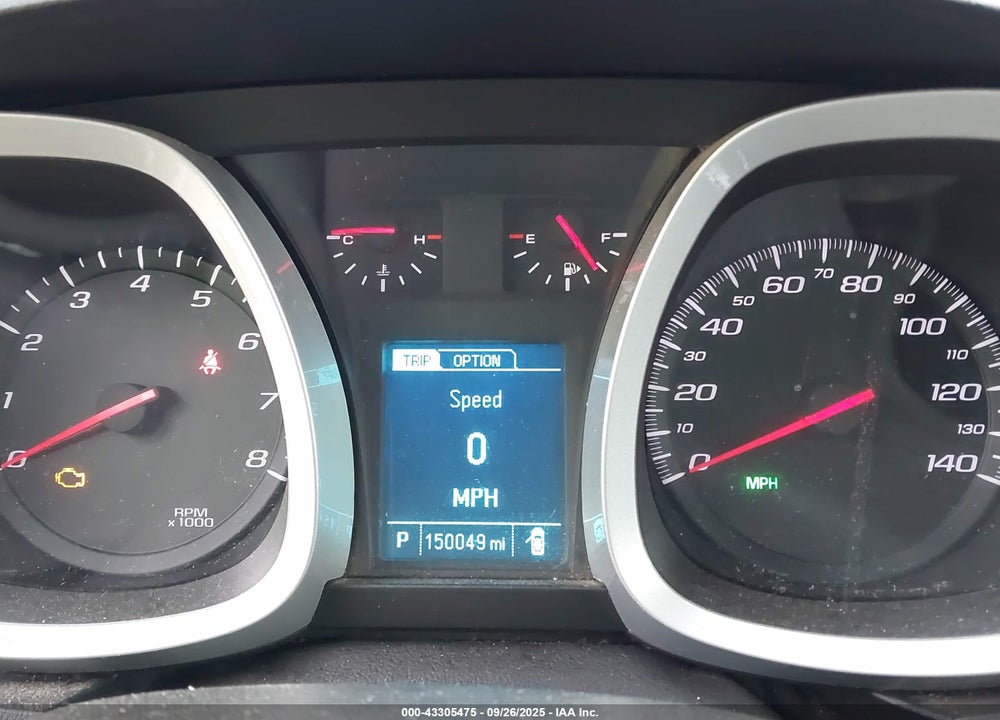 2013 CHEVROLET EQUINOX VIN: 2GNALFEK2D6378320