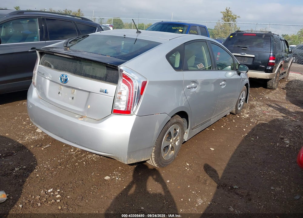2012 TOYOTA PRIUS TWO VIN: JTDKN3DUXC5501655