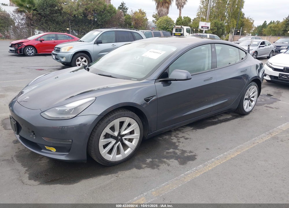 2022 TESLA MODEL 3 VIN: 5YJ3E1EB3NF188004