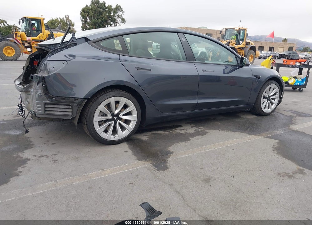 2022 TESLA MODEL 3 VIN: 5YJ3E1EB3NF188004