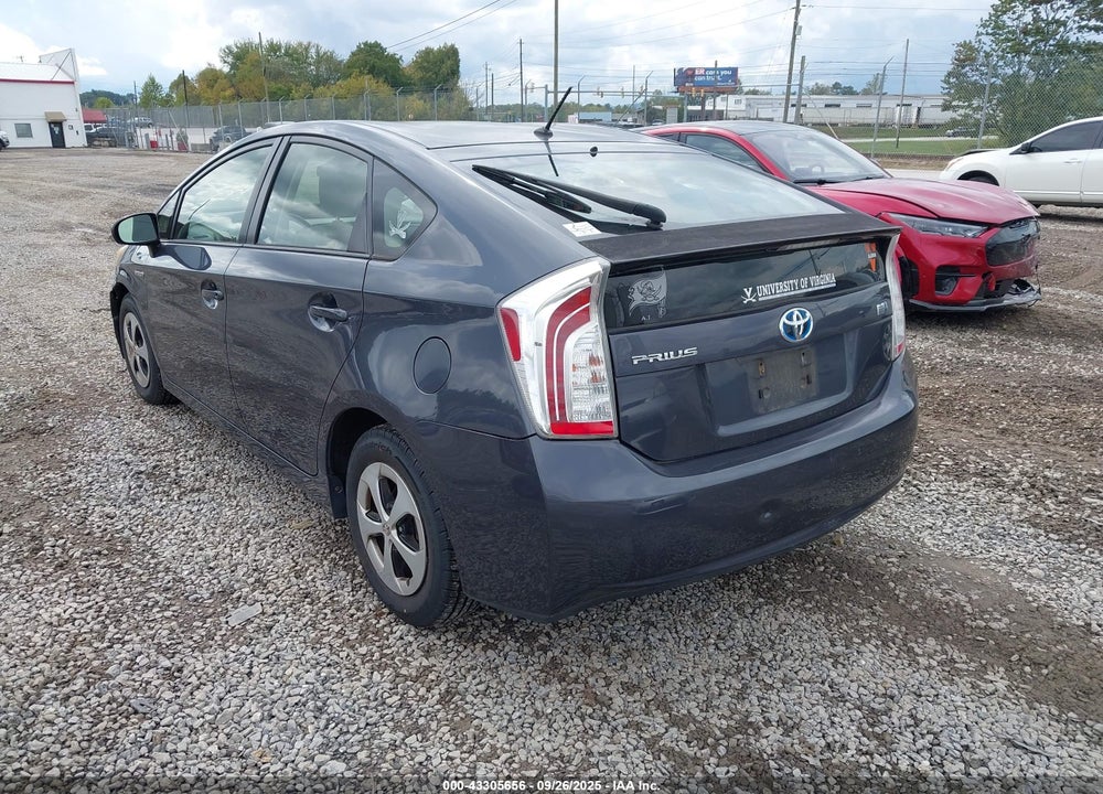2012 TOYOTA PRIUS VIN: JTDKN3DU1C5402853
