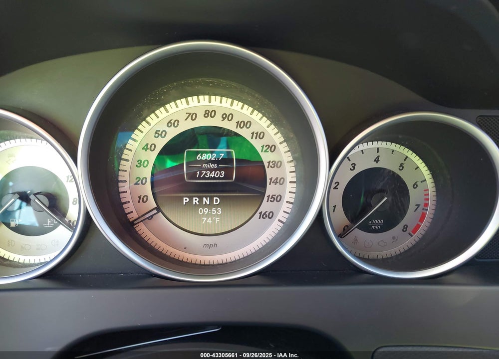 2012 MERCEDES-BENZ C CLASS VIN: WDDGF4HB6CR231615