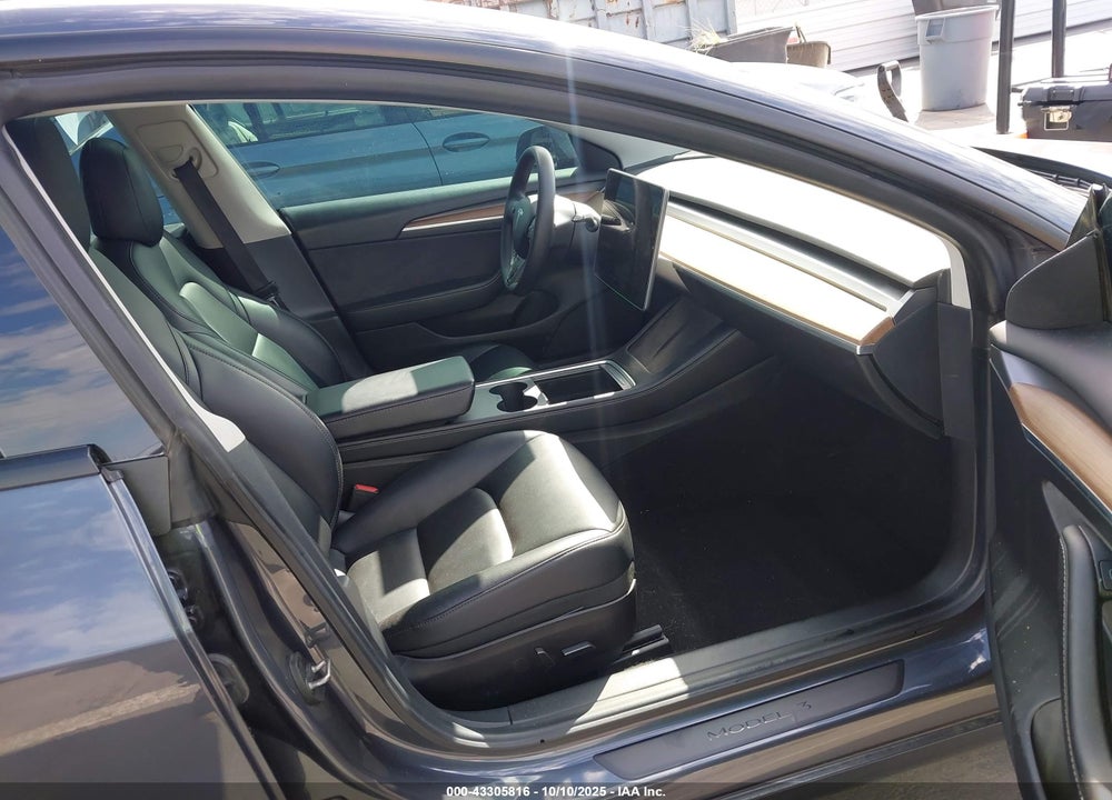 2021 TESLA MODEL 3 LONG RANGE DUAL MOTOR ALL-WHEEL DRIVE VIN: 5YJ3E1EBXMF036378