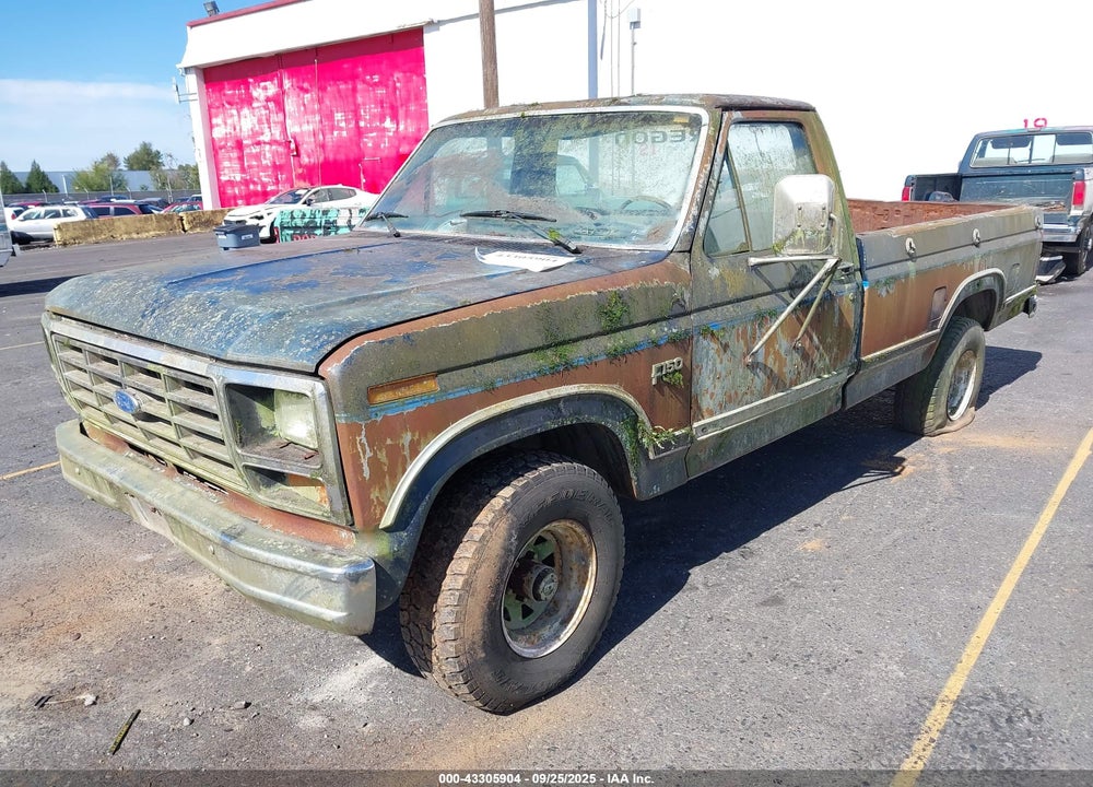 1986 FORD F150 VIN: 2FTEF14N1GCB43879