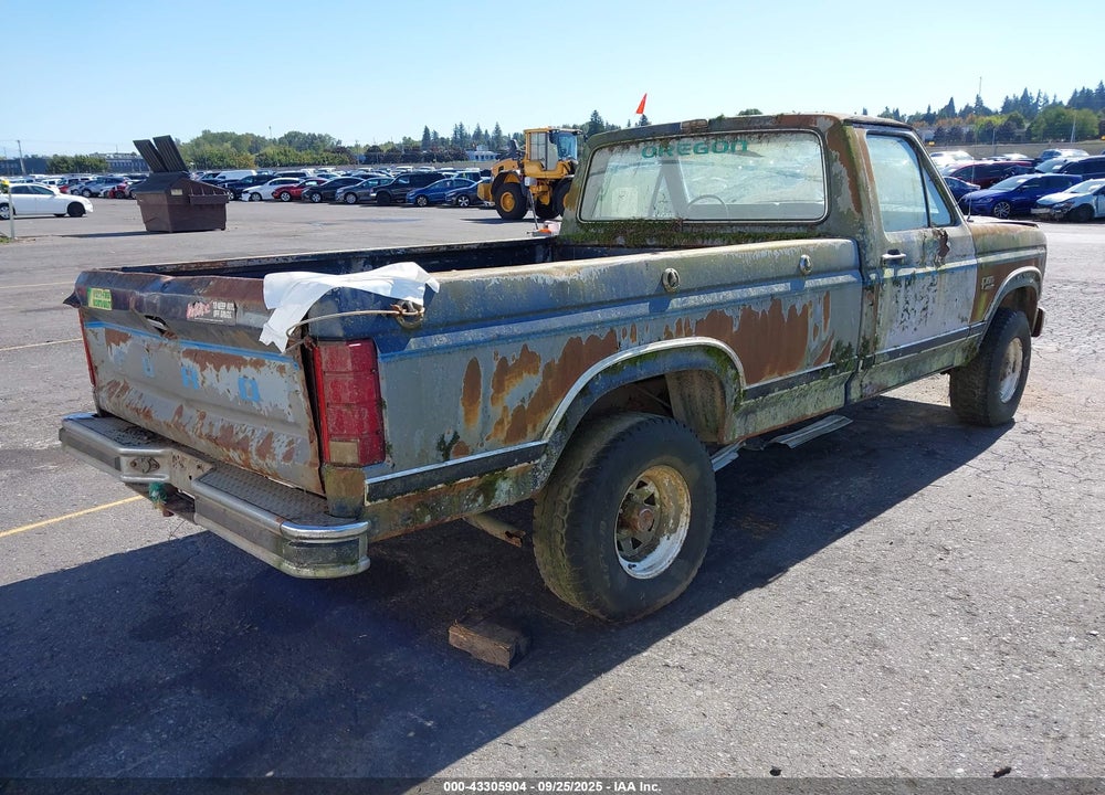 1986 FORD F150 VIN: 2FTEF14N1GCB43879