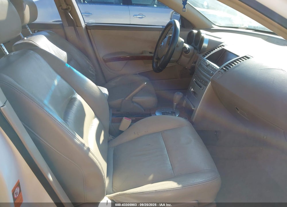 2005 NISSAN MAXIMA 3.5 SL VIN: 1N4BA41E35C868223