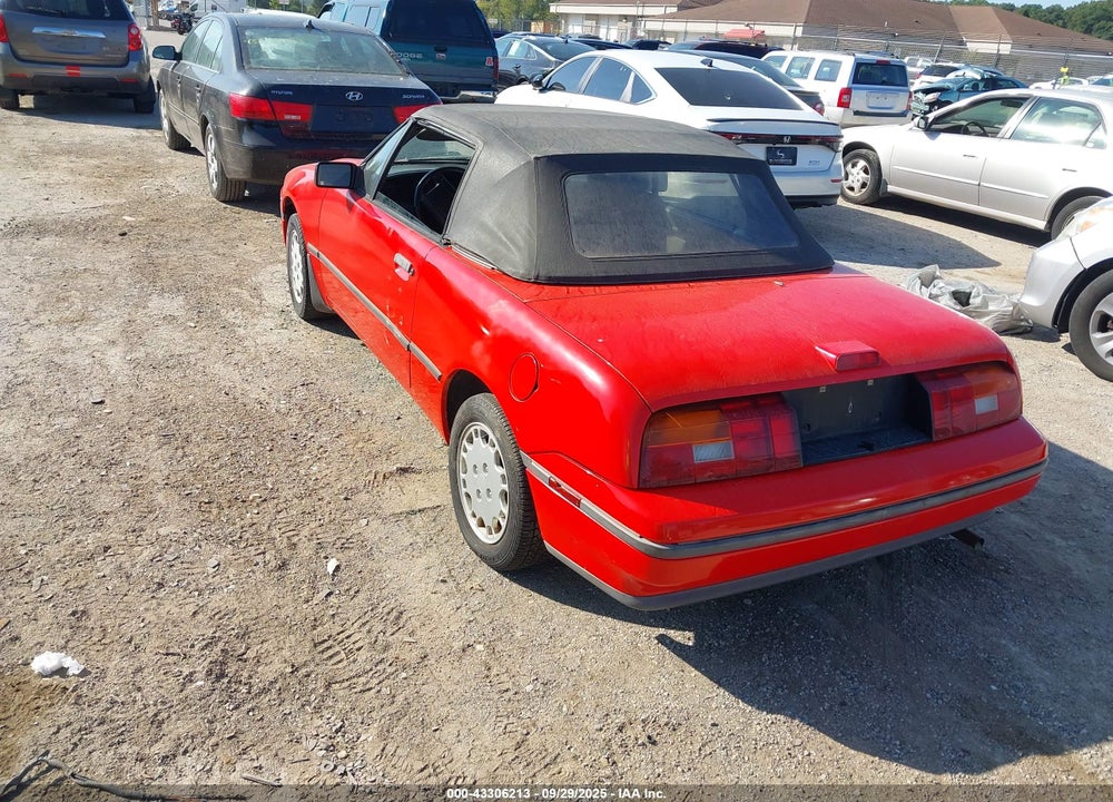 1991 MERCURY CAPRI VIN: 6MPCT01Z4M8626667