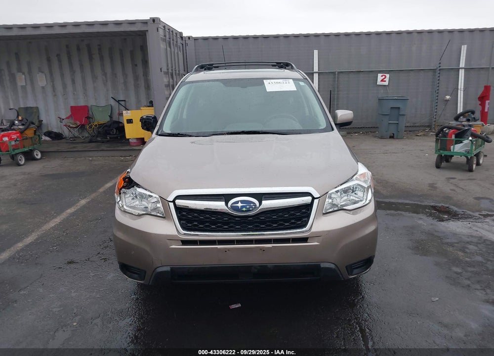 2015 SUBARU FORESTER VIN: JF2SJAFC6FH571274